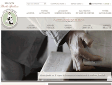 Tablet Screenshot of bertheguilhem-cosmetique.com